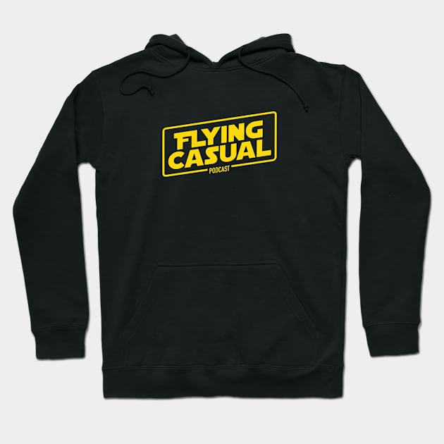 Flying Casual Hoodie by FlyingCasualPodcast